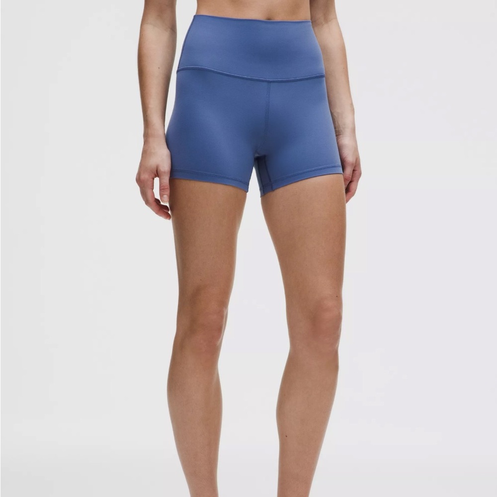 Blue Lululemon Align Shorts